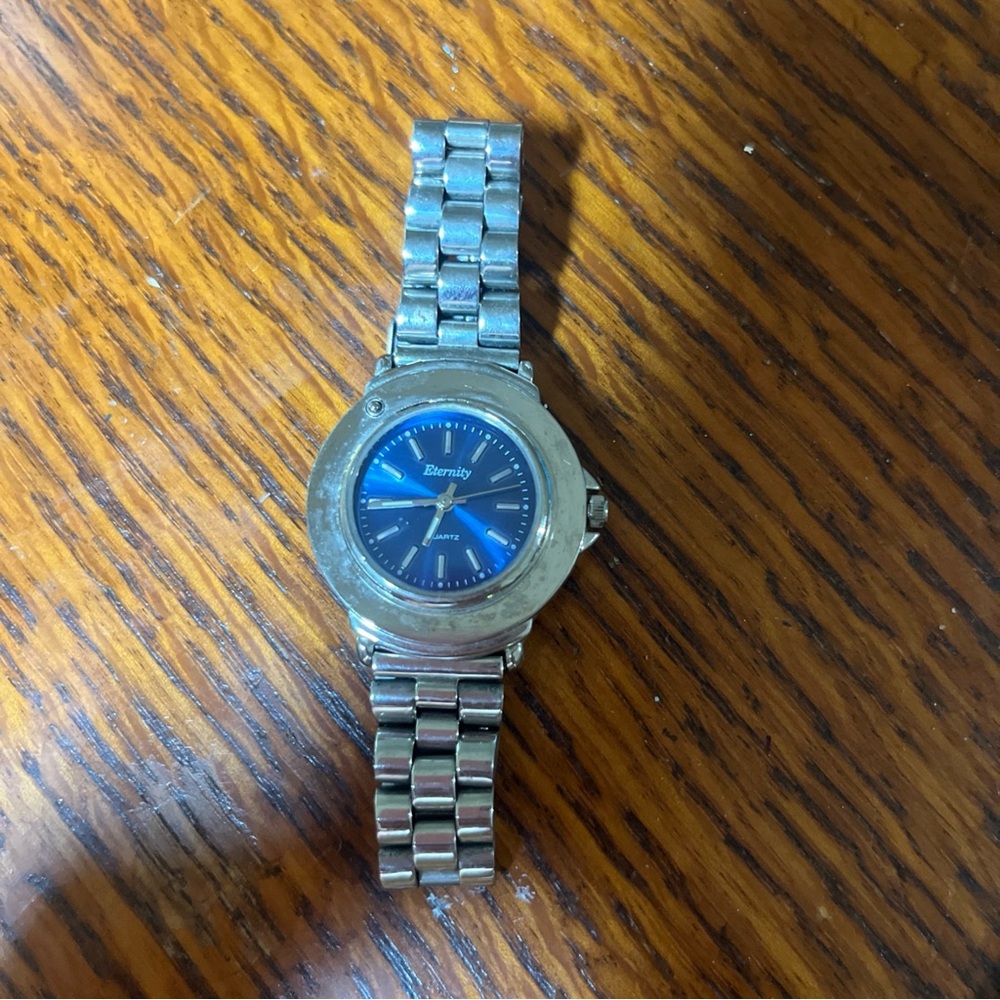 Modern Eternity Silver and Blue Women's Watch